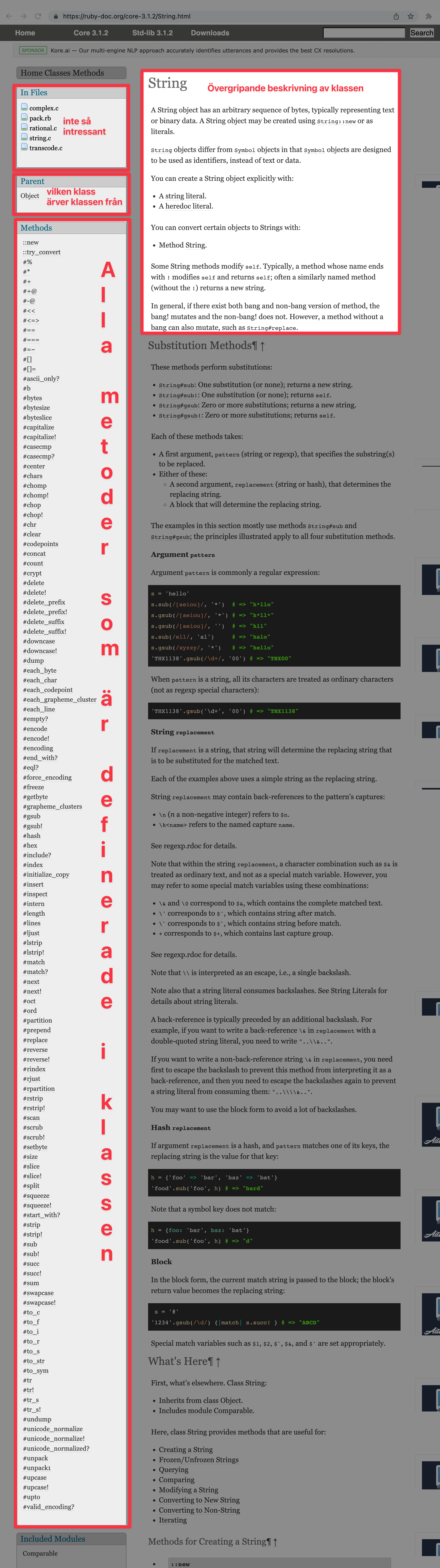 string documentation 1